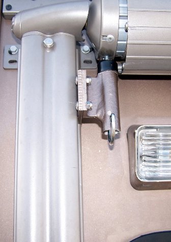 Photo of A&E WeatherPro Power Awning with RV Awning Travel Lock installed.